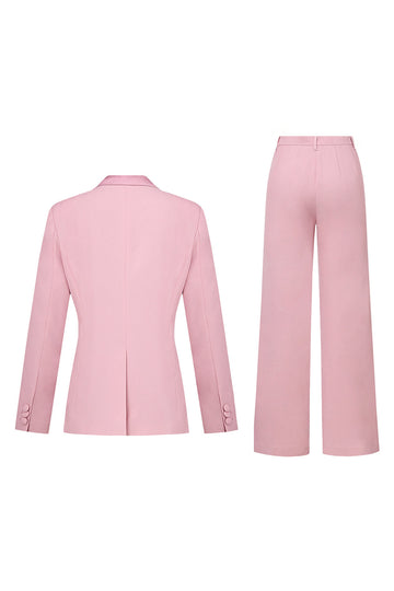 Blush Double Breasted 2 Piece Women's Suits